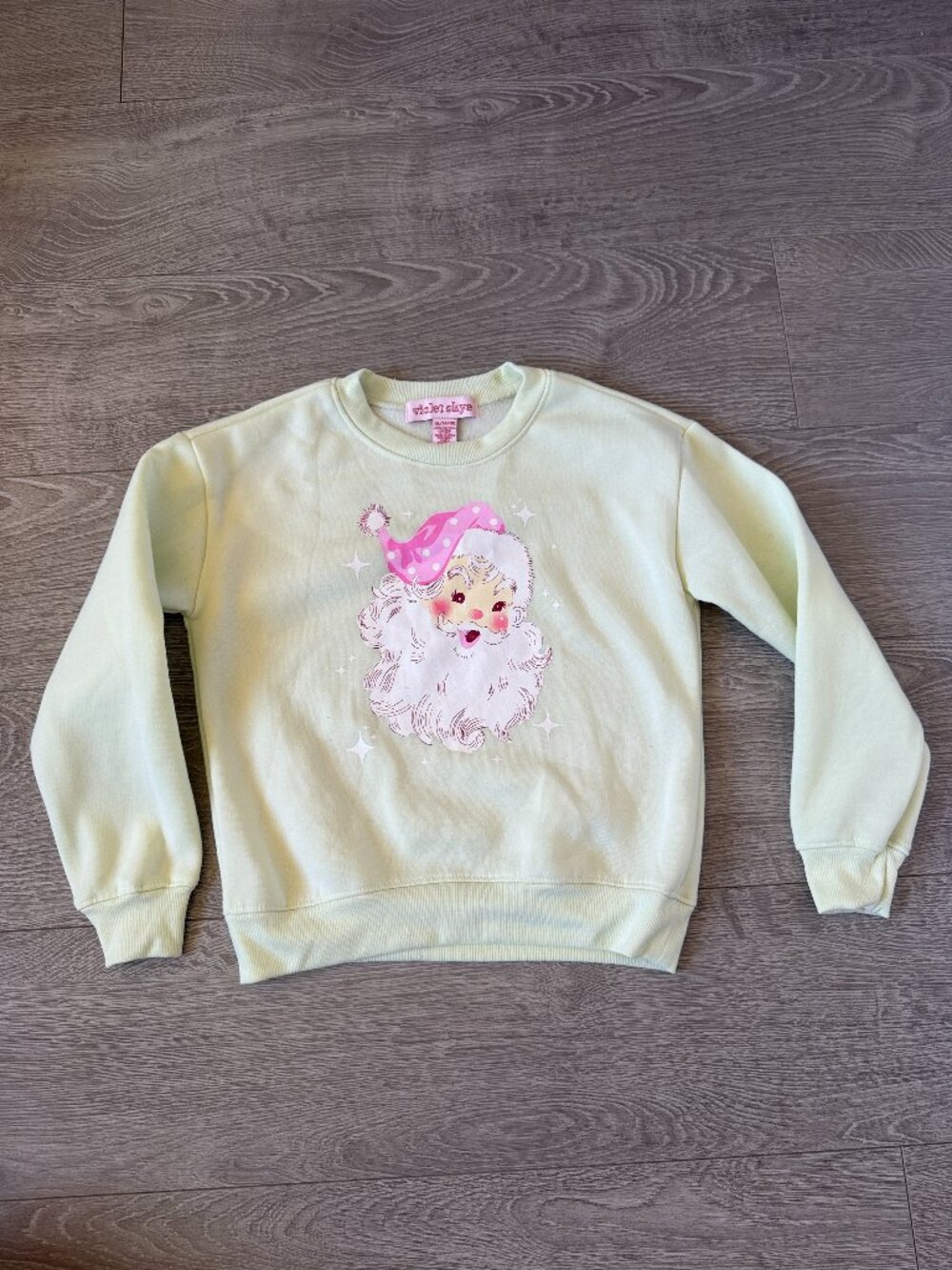 Violet Skye Girls XL 14/16 Retro Santa Christmas Graphic Sweatshirt